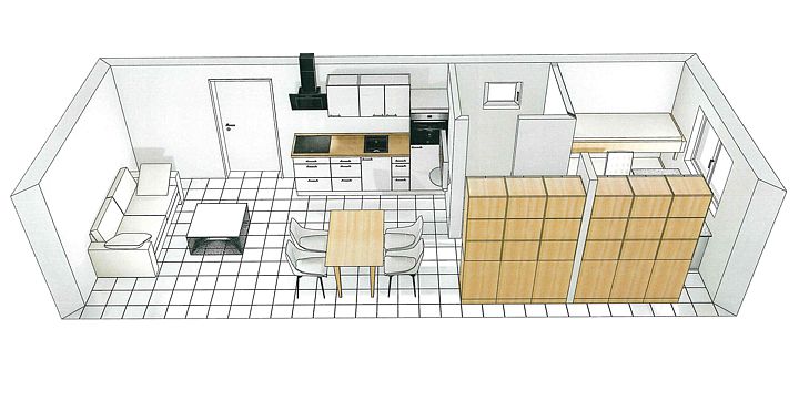 Business-Container auf eigenem Grundstück